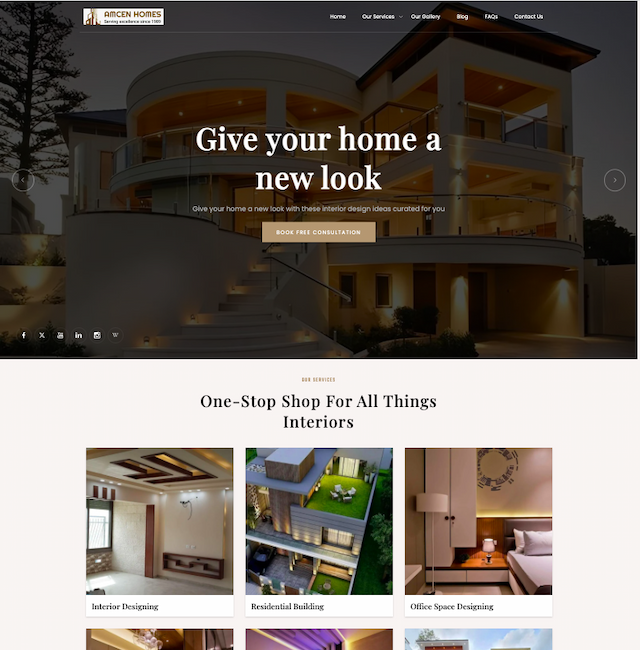 Interiors Design Template
